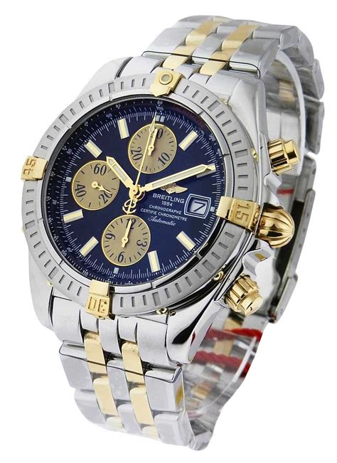 breitling chronomat evolution two tone|breitling chronomat watch price.